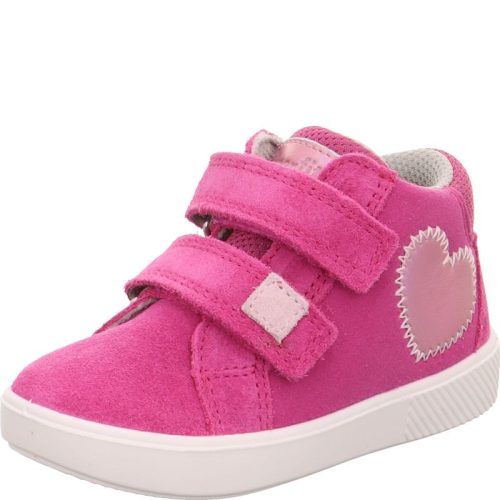 Superfit SUPIES 1-000771-5520 kislány ciklámen szívecskés első lépés cipő