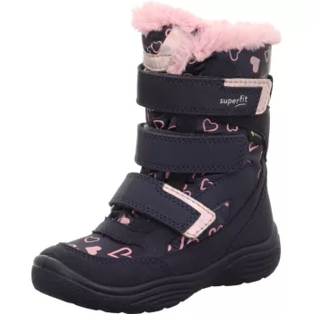   Superfit kislány GORE-TEX ( vízálló) bélelt bundás csizma