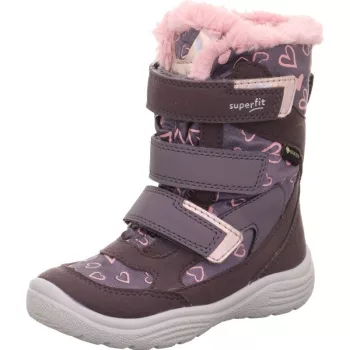   Superfit kislány GORE-TEX ( vízálló) bélelt bundás csizma