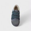 Szamos Kölyök supinált fiú cipő traktoros mintával szürke-kék színben