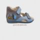 Szamos Kölyök Szupinált Fiú Szandál - Kék-Szürke, Targoncás