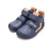 D.D.Step barefoot kisfiú átmeneti bőr cipő – sötétkék (A063-62353A)