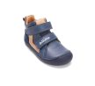 D.D.Step barefoot kisfiú átmeneti bőr cipő – sötétkék (A063-62353A)