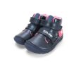 D.D.Step A116-62403A kislány barefoot bélelt zárt cipő –kék (SUN REACTIVE & világító talp)