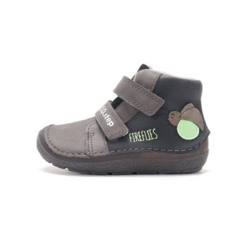   D.D.Step A116-62455A kisfiú Sun Reactive bélelt barefoot zárt cipő – szürke (Fireflies)
