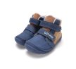D.D.Step A116-62455 kisfiú Sun Reactive bélelt barefoot zárt cipő – barna / kék (Fireflies)