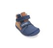 D.D.Step A116-62455 kisfiú Sun Reactive bélelt barefoot zárt cipő – barna / kék (Fireflies)