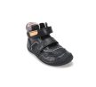 D.D.Step A116-62911C kislány bélelt barefoot zárt cipő – fekete / bronz