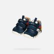 Geox Iupidoo kisfiú első lépés sportcipő – sötétkék / sötétpiros / Navy-Dark Red (B3555D05422C4244)