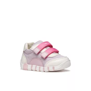   Geox Iupidoo Baby kislány cipő – Fehér/Orgonalila (C0761)