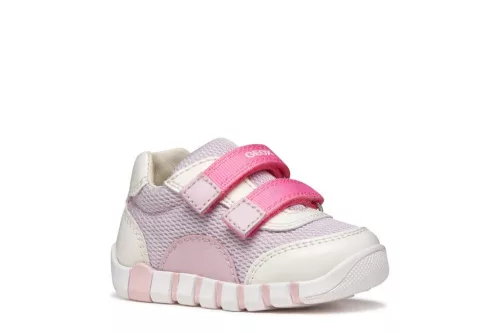 Geox Iupidoo Baby kislány cipő – Fehér/Orgonalila (C0761)