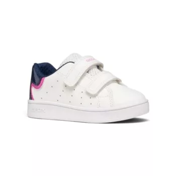   Geox Eclyper Girl kislány sportcipő – fehér / sötétkék-pink részletekkel (B365MA-0BCKC-C0006)