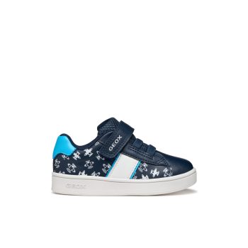   Geox Eclyper fiú sportcipő repülőgép mintával – Sötétkék (CF44D)