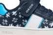 Geox Eclyper fiú sportcipő repülőgép mintával – Sötétkék (CF44D)