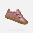 Geox Steppieup kislány barefoot bőr cipő – sötét rózsaszín / Dark Rose (B4663A000AKC8007)