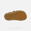 Geox Steppieup kislány barefoot bőr cipő – sötét rózsaszín / Dark Rose (B4663A000AKC8007)