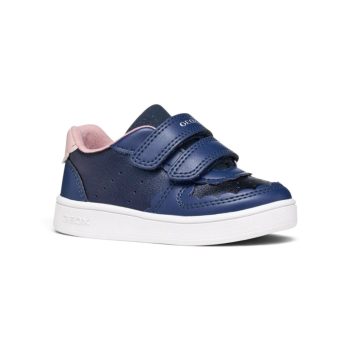   Geox B Eclyper Girl kislány cipő – sötétkék / rózsaszín