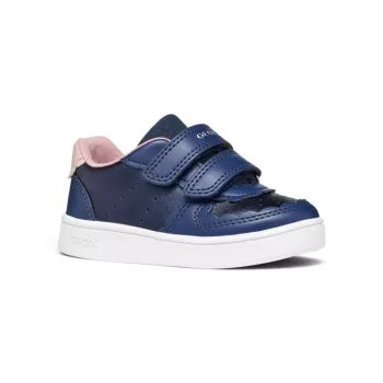   Geox B Eclyper Girl kislány cipő – sötétkék / rózsaszín