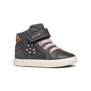   Geox Gisli Toddler átmeneti kislány magasszárú sportcipő – sötétszürke (B661MA022BCC9002)