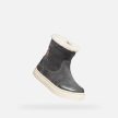 Geox Nashik kislány bőr bakancs – sötétszürke / dark grey (szőrmés szárral)