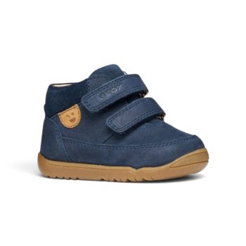   Geox Macchia kisfiú első lépés bőr cipő – sötétkék / Navy (B664NA03322C4002)