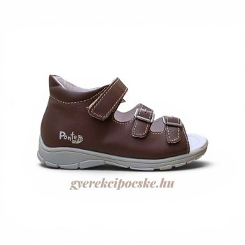 Ponte20 szupinált bőr szandál – DA05-1-V1149 Chocolate