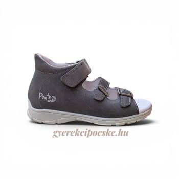 Ponte20 szupinált bőr szandál – DA05-1-V1217L Dark Grey