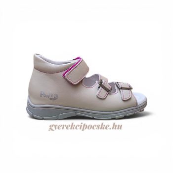   Ponte20 szupinált kislány bőr szandál – DA05-1-V1341L Cream