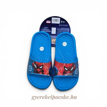 Marvel Spider-Man (Pókember) gyerek strand papucs - kék