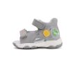 D.D.Step G064-61462A kisfiú világító bőr szandál szürke színben nap és föld mintával