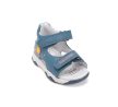 D.D.Step G064-61462 kisfiú világító kék bőr szandál nap és föld mintával