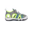 D.D.Step G065-61599 kisfiú gyorsan száradó sportos szandál szürke-neon színben