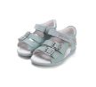 D.D.Step G075-61229A Kisfiú bőr szandál - Világoskék gördeszkás kutyussal