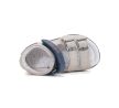 D.D.Step G061-229B kisfiú bőr szandál gördeszkás kutyus mintával szürke-kék színben