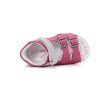 D.D.Step G075-61362A kislány bőr szandál alvó koala mintával fukszia-rózsaszín színben