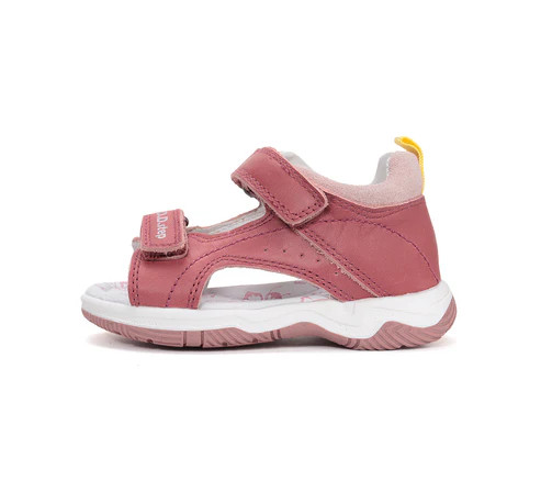 D.D.Step G103-61588D kislány sportos bőr szandál mályvarózsaszín színben zárt sarokkal