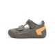 D.D.Step H050-61574B szürke bőr fiú nyitott szandálcipő tépőzárral és rugalmas gumitalppal
