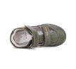 D.D.Step H050-61574B szürke bőr fiú nyitott szandálcipő tépőzárral és rugalmas gumitalppal