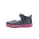 D.D.Step H077-61951 barefoot kislány sötétkék bőr cipő színes csillagokkal és pink talppal