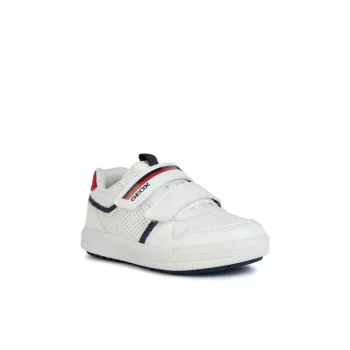   Geox Arzach Boy fiú tépőzáras sportcipő - White/Navy (C0899)