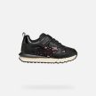 Geox Fastics kislány sneakers cipő – fekete / lila / csillogó mintás (J46GZB0BCBLC0037)