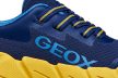 Geox Fast Junior fiú sportcipő sötétkék felsőrésszel és vastag sárga talppal
