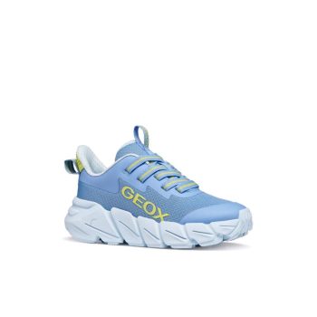  Geox Flexyper Fast Junior - Világoskék/Lime fiú sportcipő