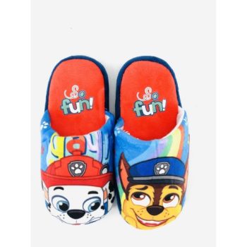 Mancs őrjárat kisfiú benti papucs - piros