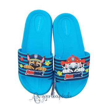 Mancs őrjárat 3D kisfiú papucs - világoskék