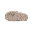 D.D.Step kisfiú barefoot cipő S063-61460B bézs bőr játékkonzol hímzéssel
