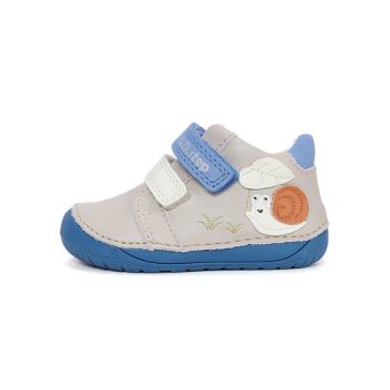 D.D.Step kisfiú barefoot bőr cipő S070-61995 napfényre színt váltó csiga mintával