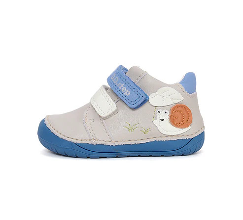 D.D.Step kisfiú barefoot bőr cipő S070-61995 napfényre színt váltó csiga mintával