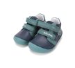 D.D.Step kisfiú Barefoot zárt cipő – leveles és bogaras mintás, kék (S070-62392)