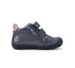 D.D.Step kislány Barefoot zárt cipő – bagoly mintás, sötétkék (S070-62659A)